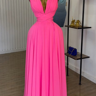 Sleeveless Pleated Casual Dress