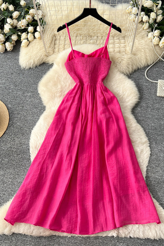 Floral Spaghetti Strap Casual Dress