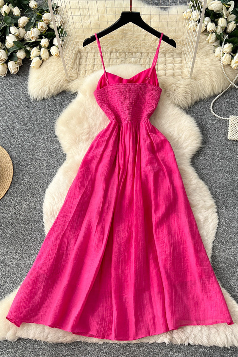 Floral Spaghetti Strap Casual Dress