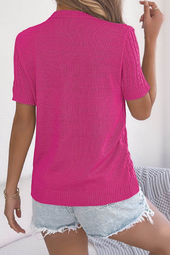 Button-Up Knit Cardigan
