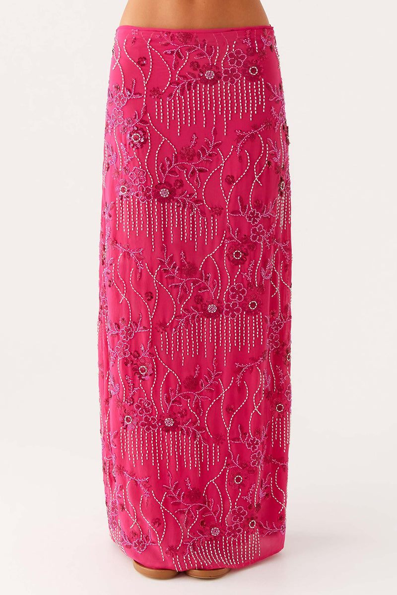 Floral Maxi Skirt