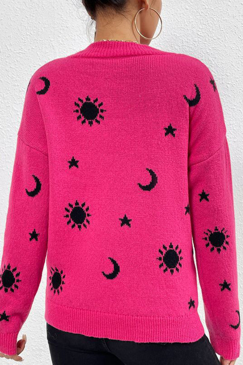 Cozy Mushroom Pattern Sweater