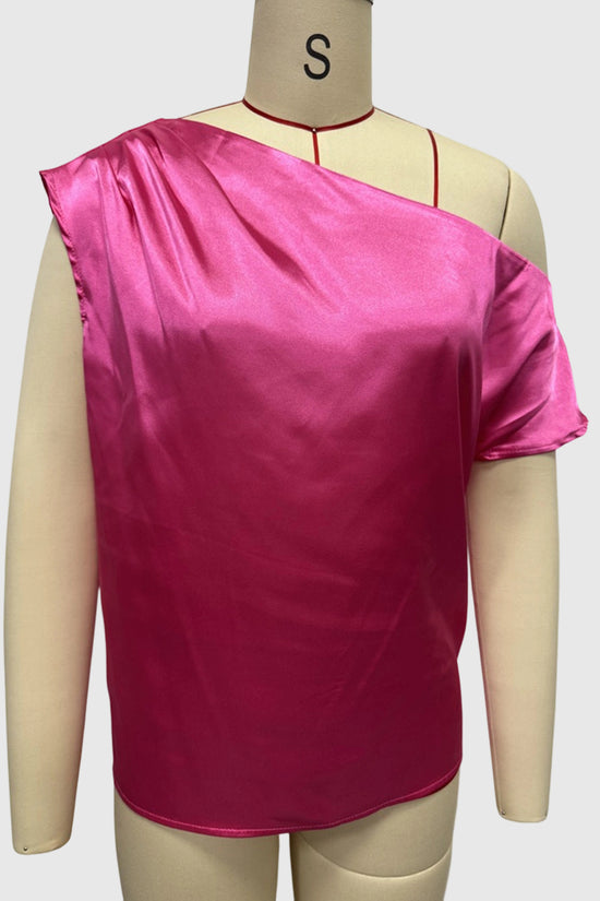 Off-Shoulder Draped Top