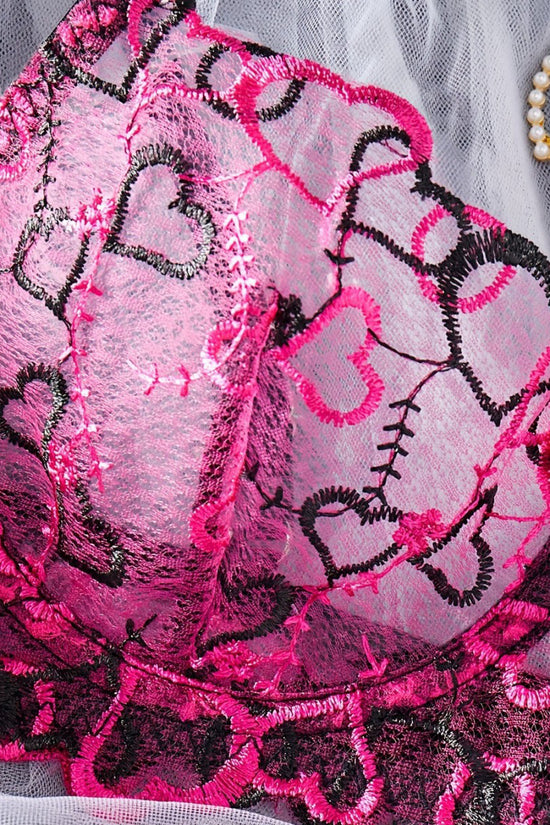 Heart Lace Lingerie Set