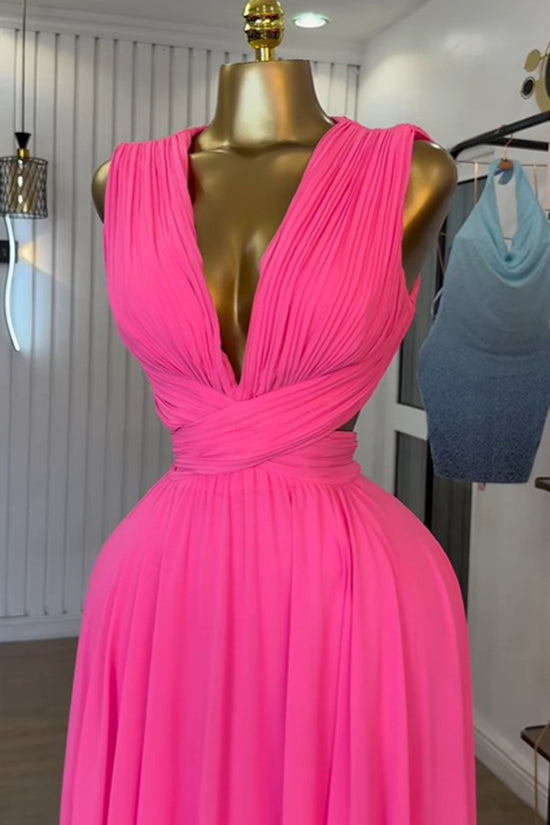 Sleeveless Pleated Casual Dress
