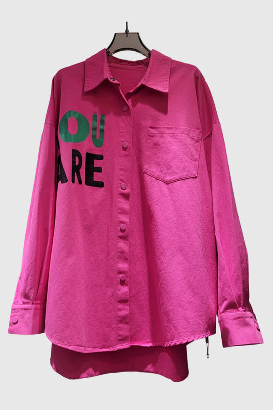 Statement Button-Up Shirt