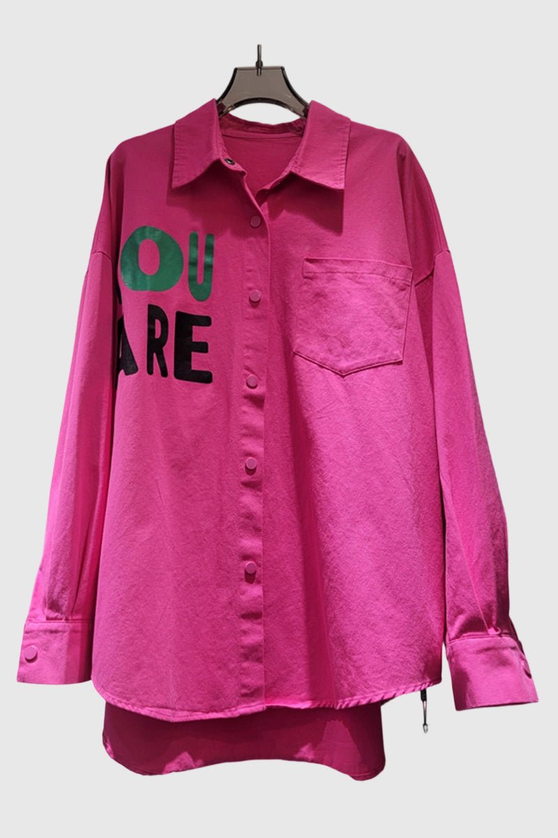 Statement Button-Up Shirt
