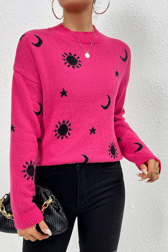 Cozy Mushroom Pattern Sweater