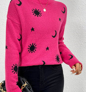Cozy Mushroom Pattern Sweater