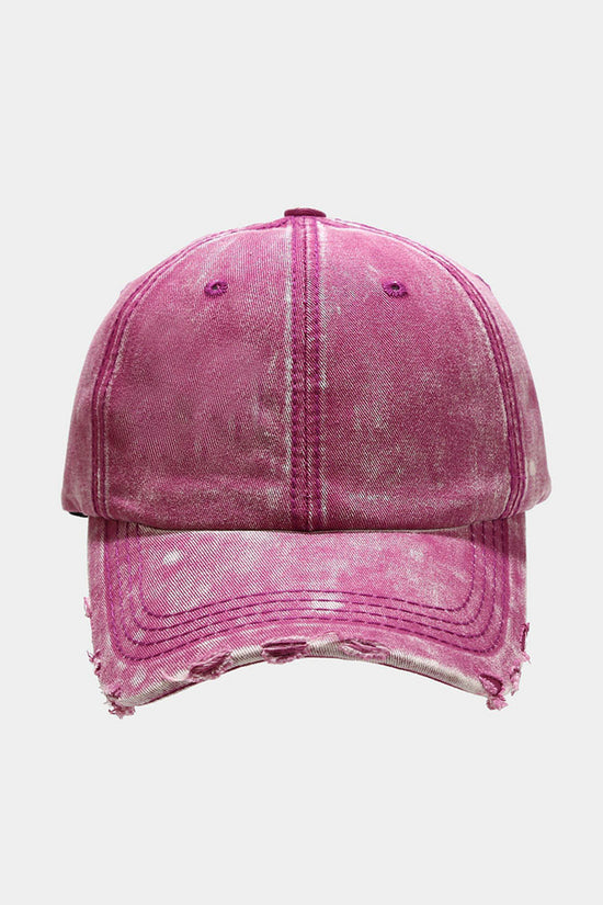 Distressed Casual Baseball Cap
