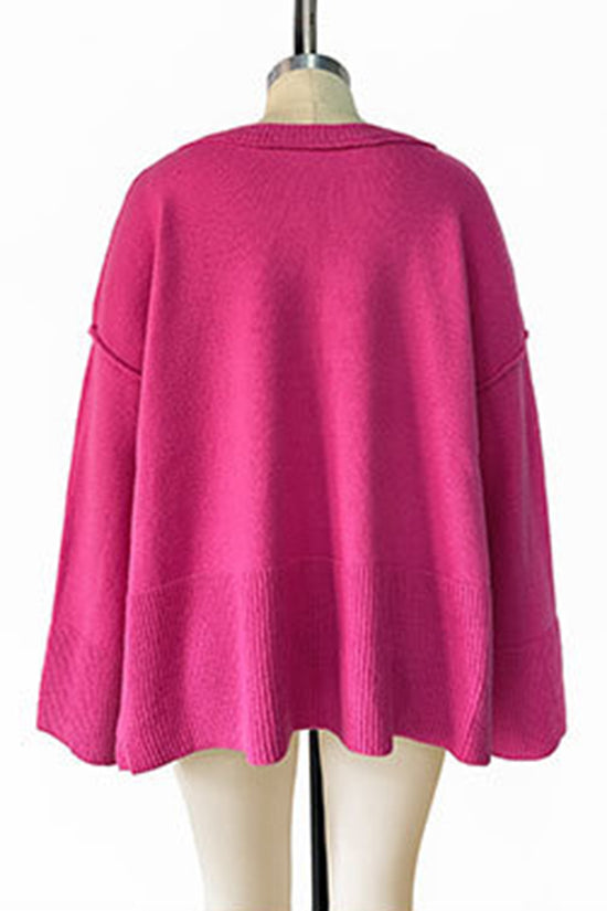 Relaxed Fit Long Sleeve Sweater