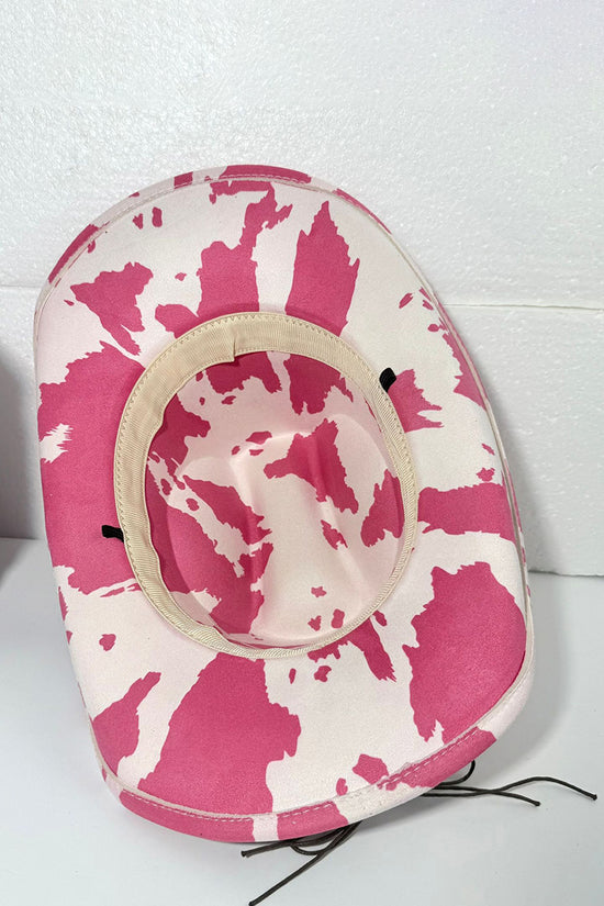 Cow Print Western Style Hat