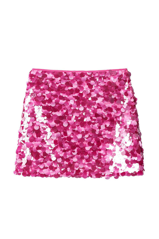 Sequin Embellished Mini Skirt