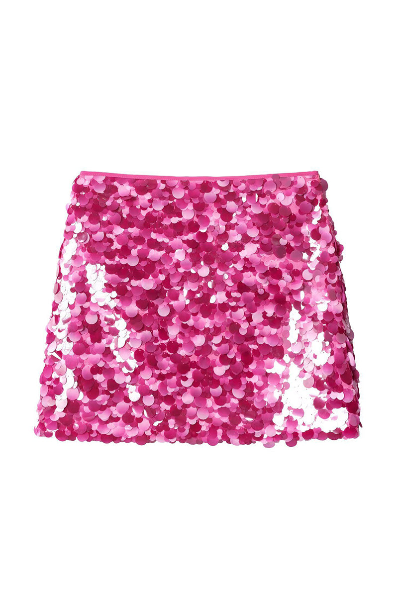 Sequin Embellished Mini Skirt
