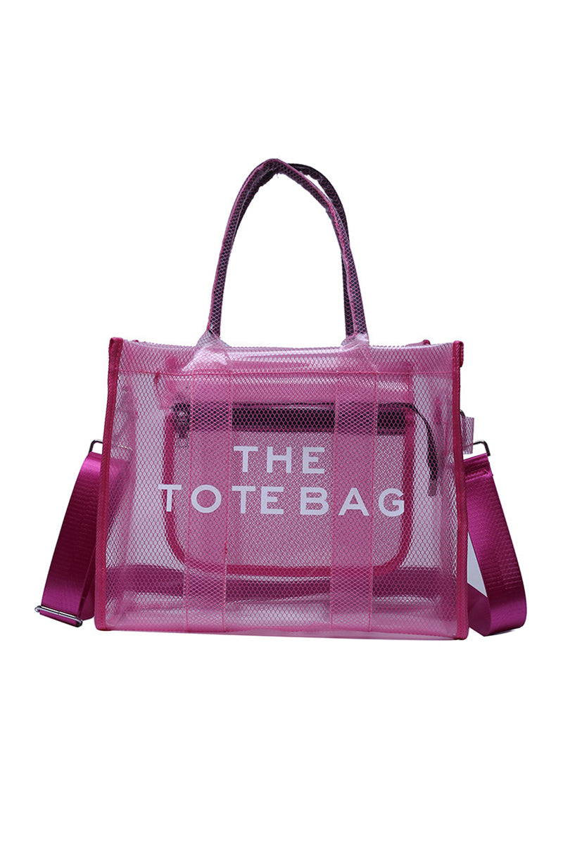 Mesh Tote Bag with Shoulder Strap
