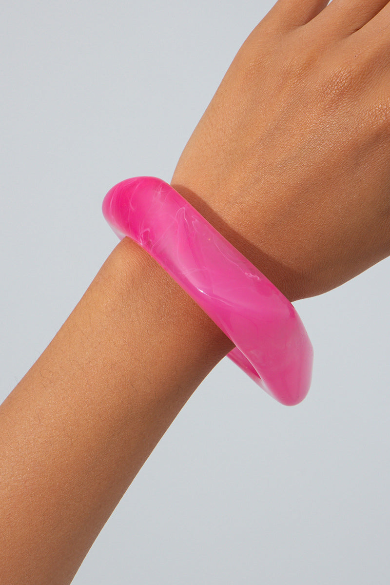 Clear Elegant Bangle Bracelet