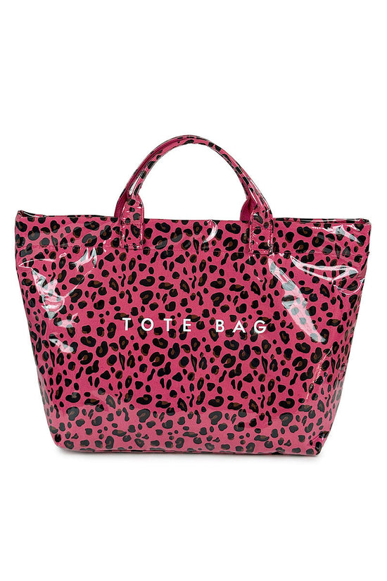 Chic Leopard Print Tote Bag