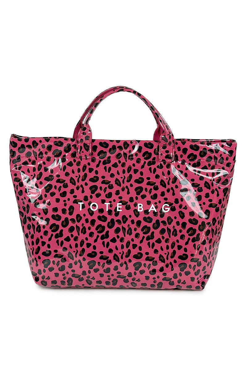 Chic Leopard Print Tote Bag