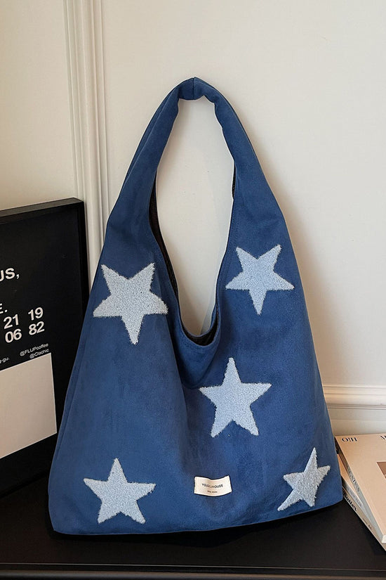 Star-Patterned Tote Bag