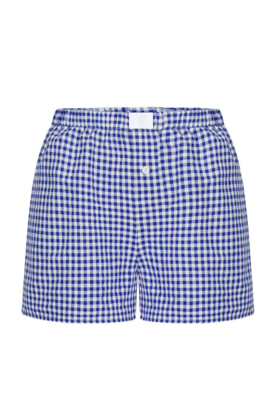 Gingham Casual Shorts