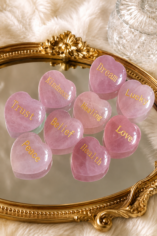 Heart Shape Healing Worry Palm Stone