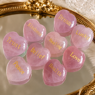 Heart Shape Healing Worry Palm Stone