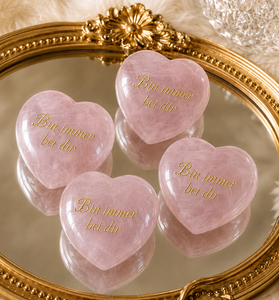 Heart-Shaped Letter Stone