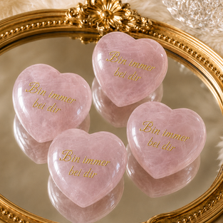 Heart-Shaped Letter Stone