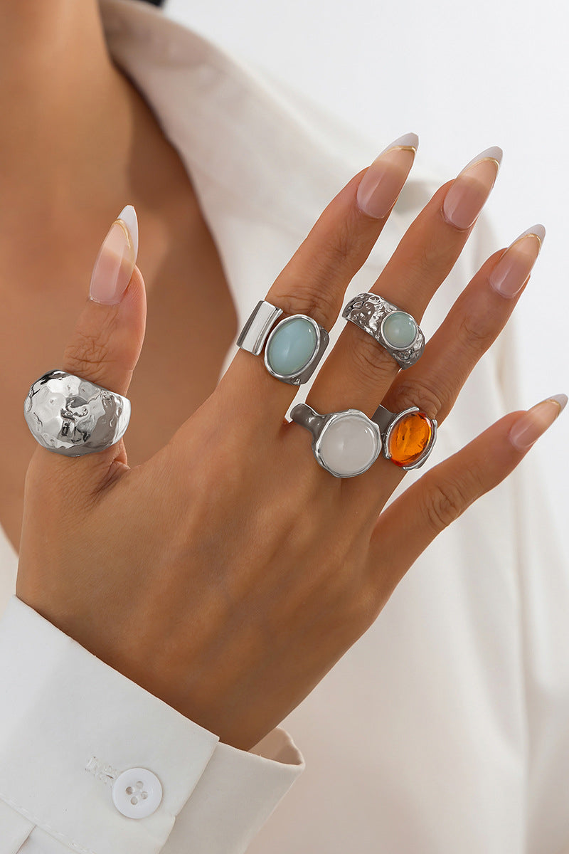 Elegant Gemstone Statement Ring