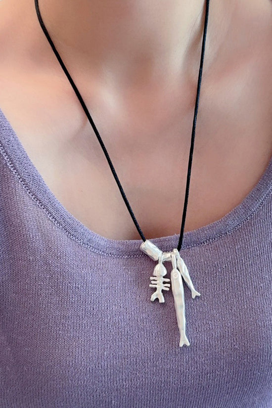 Fish Charm Pendant Necklace