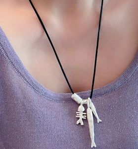 Fish Charm Pendant Necklace