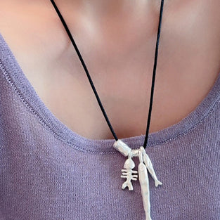 Fish Charm Pendant Necklace