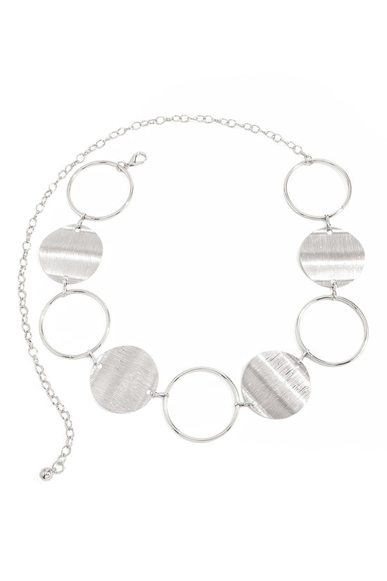 Gold Circle Chain Waist Belt