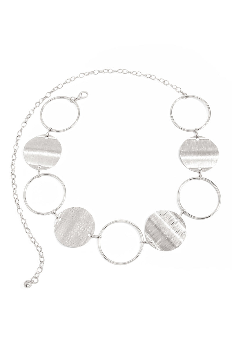 Gold Circle Chain Waist Belt