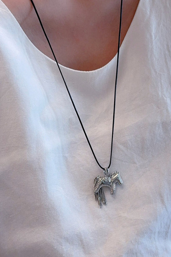 Elegant Horse Pendant Necklace