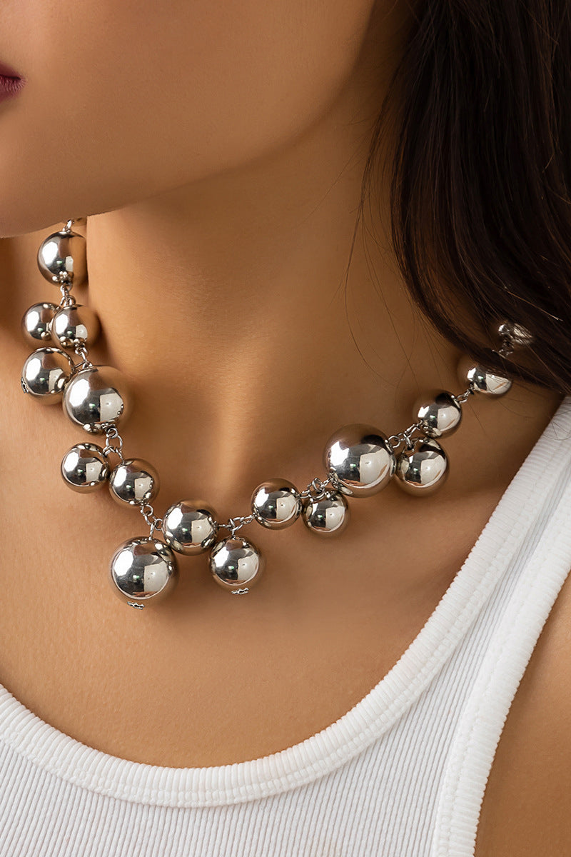 Elegant Pearl Statement Necklace