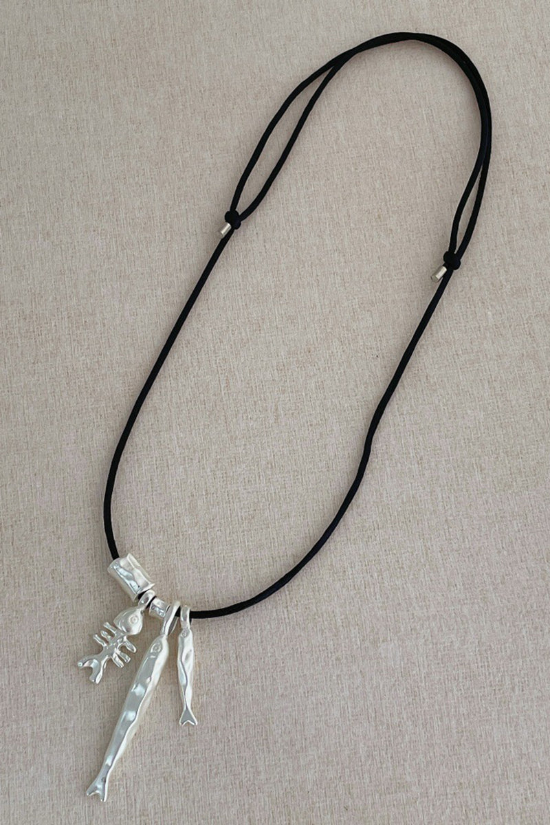 Fish Charm Pendant Necklace