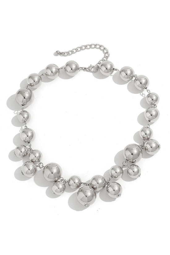 Elegant Pearl Statement Necklace