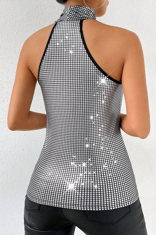 Crisscross Sparkle Tank Top
