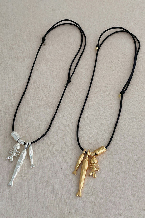 Fish Charm Pendant Necklace