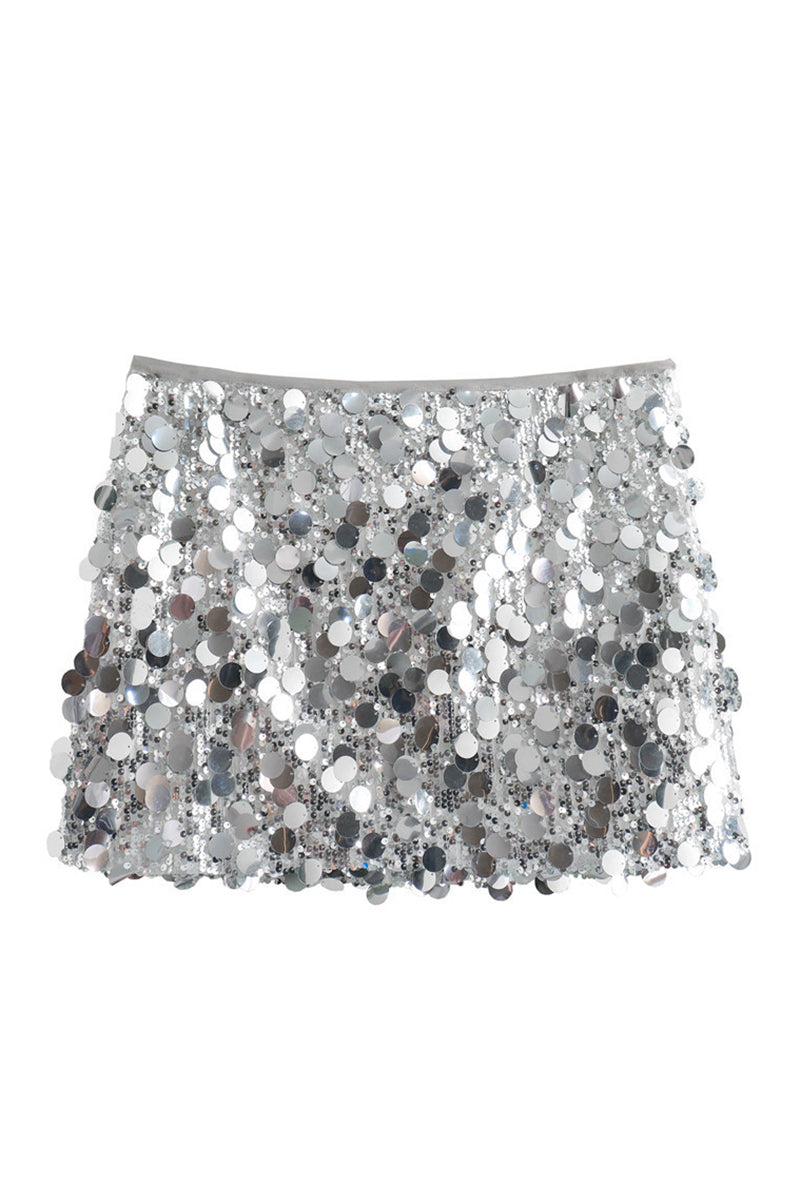 Sequin Glam Mini Skirt