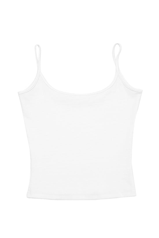 Basic Spaghetti Strap Fitted Cami
