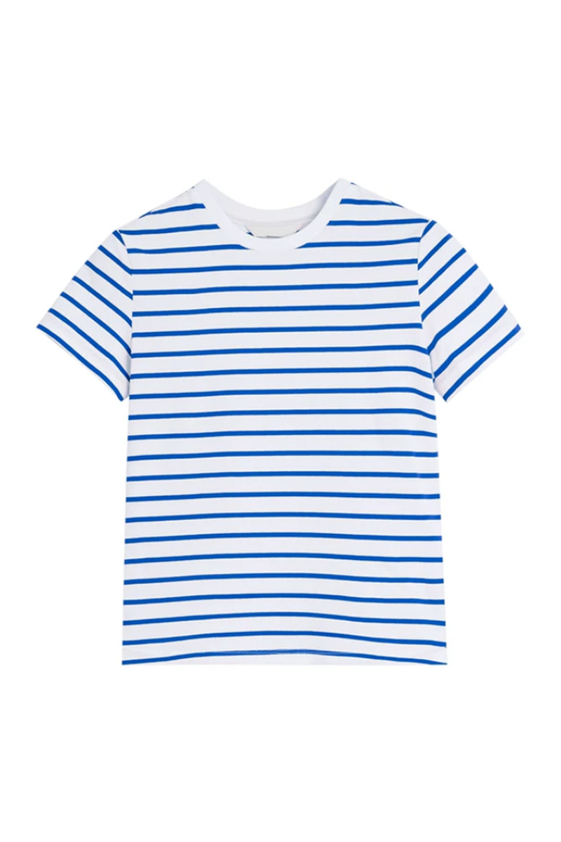 Striped Short Sleeve Casual Tee