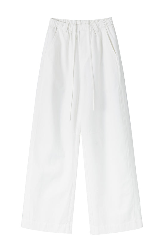Relaxed Wide-Leg Trousers