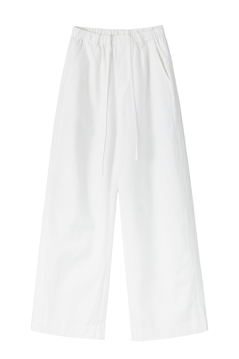 Relaxed Wide-Leg Trousers