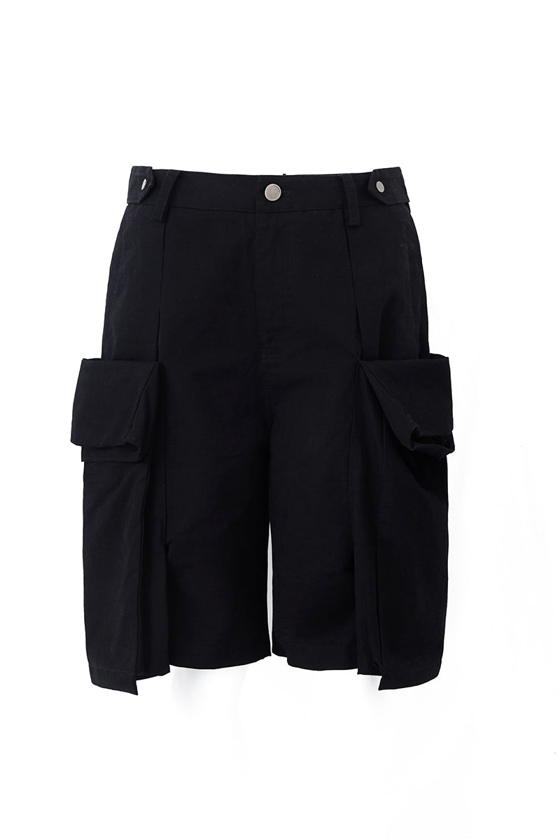 Camo Cargo Knee-Length Shorts