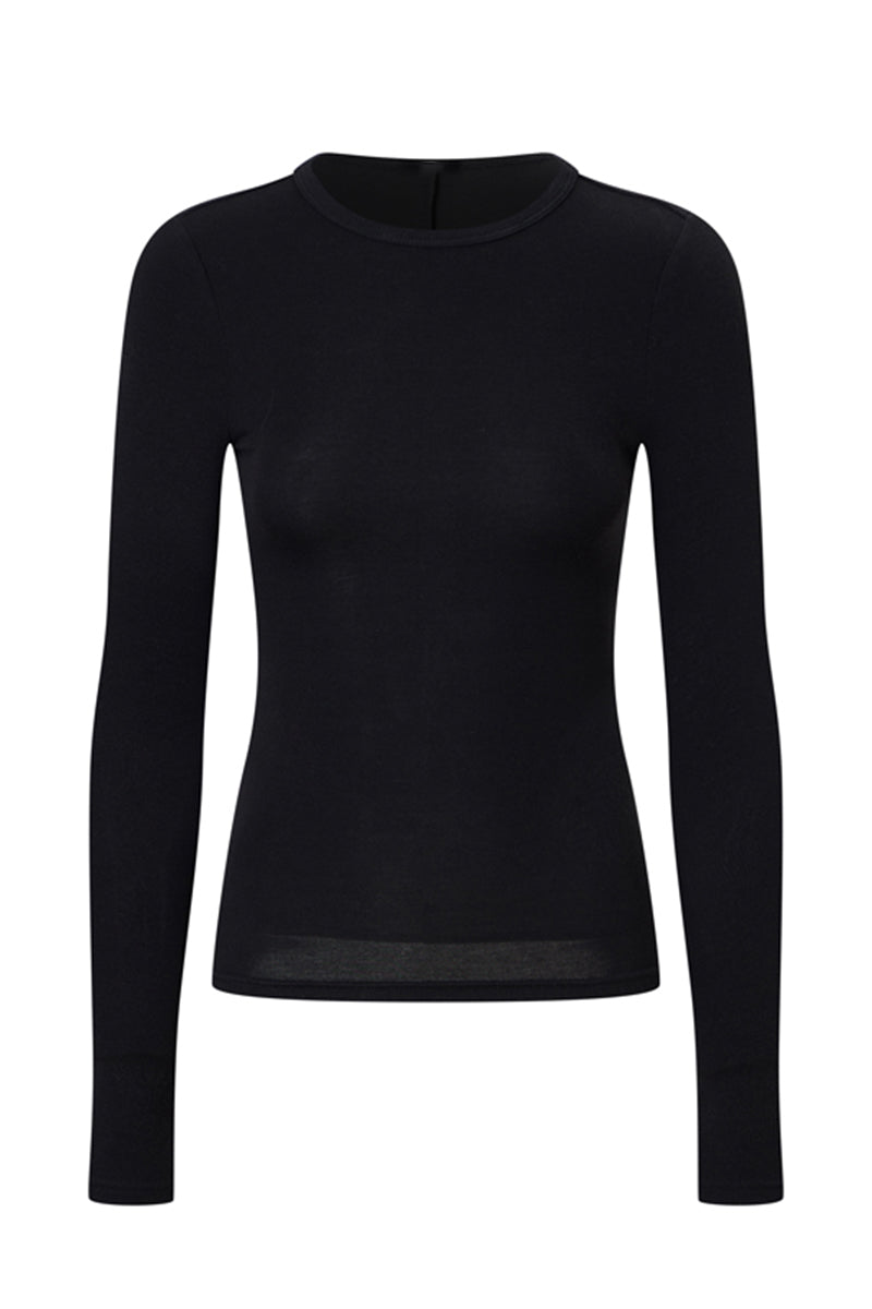 Long Sleeve Stretch Fitted Tee