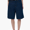 High Waist Wide Leg Denim Shorts