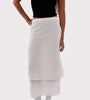 Layered Hem Knit Maxi Skirt