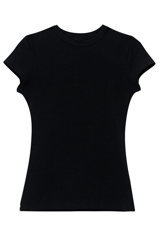 Slim Fit Short Sleeve Basic Tee